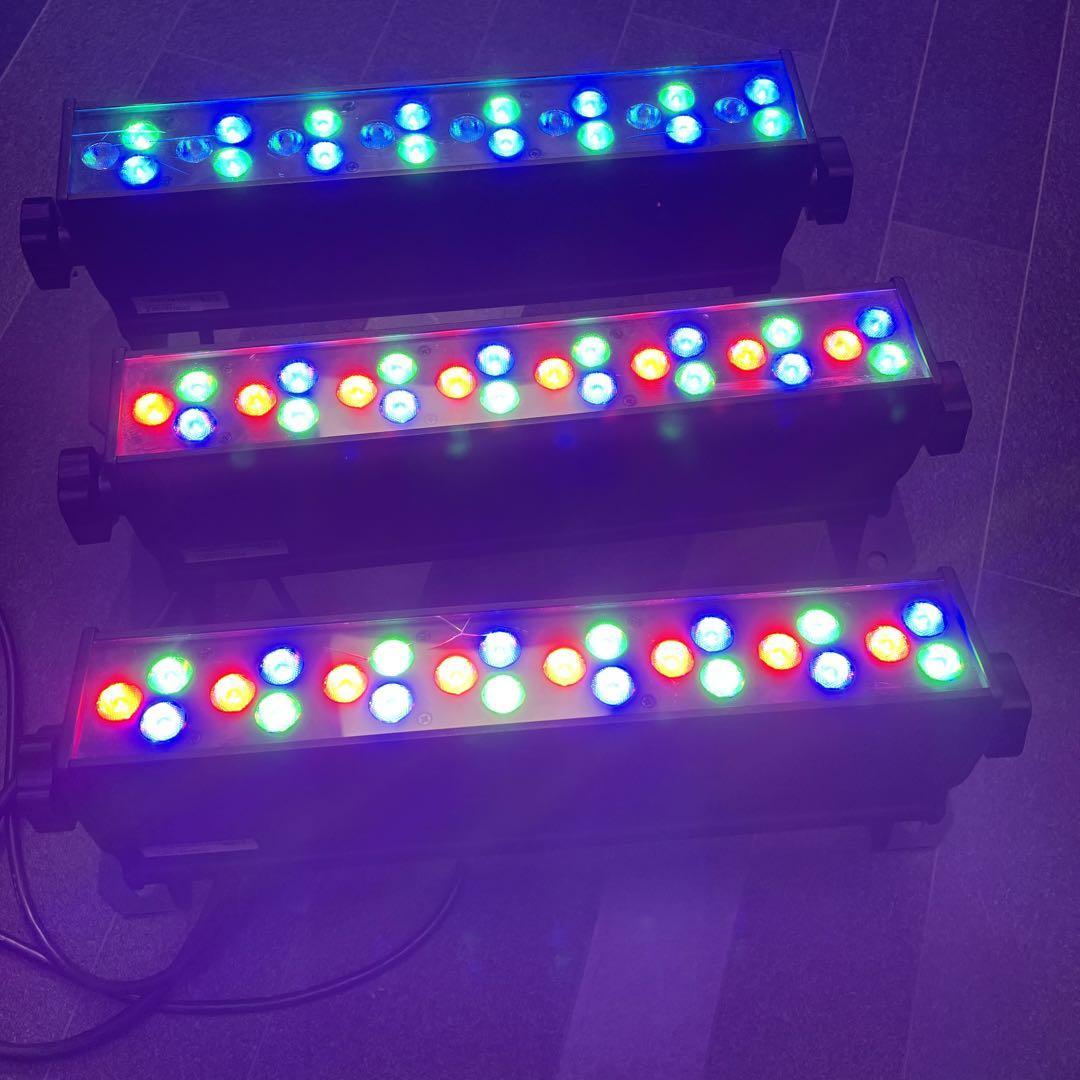 LILICBATON 演出用照明 LED スタジオライト RGB ケーブル付-