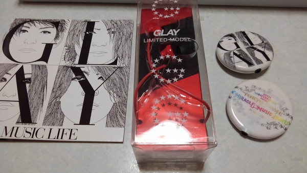 ▲　GLAY　グレイ　【　MUSIC LIFE ×PLAYBUTTON　】　美品♪_画像3