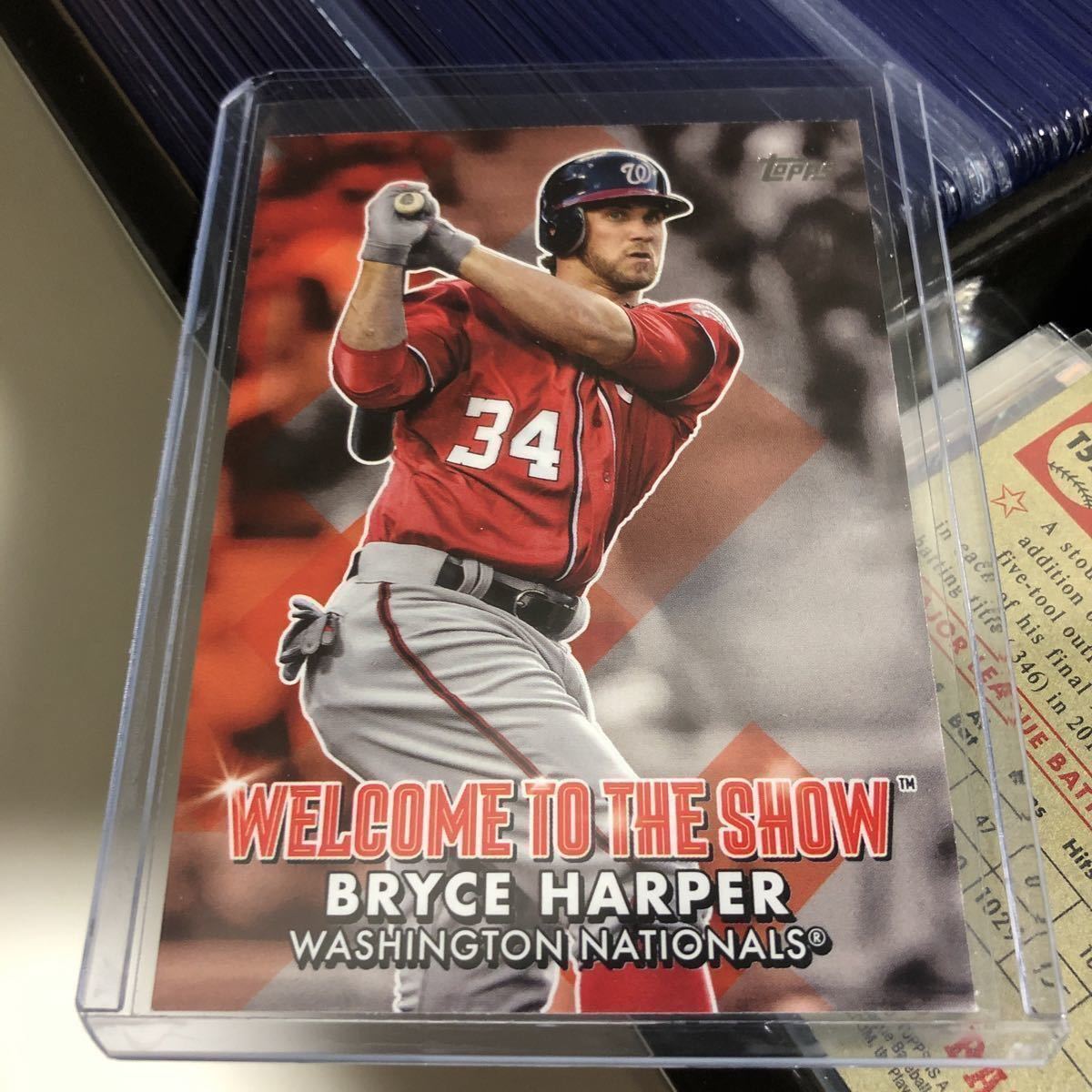 BRYCE HARPER 2022 TOPPS SERIES 1 BASEBALL WELCOME to the SHOW CARD #WTTS-48._画像1