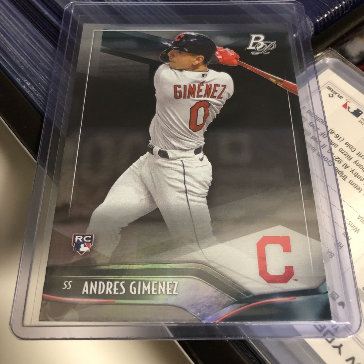 2021 Bowman Platinum Andres Gimenez Rookie RC #76 Topps_画像1