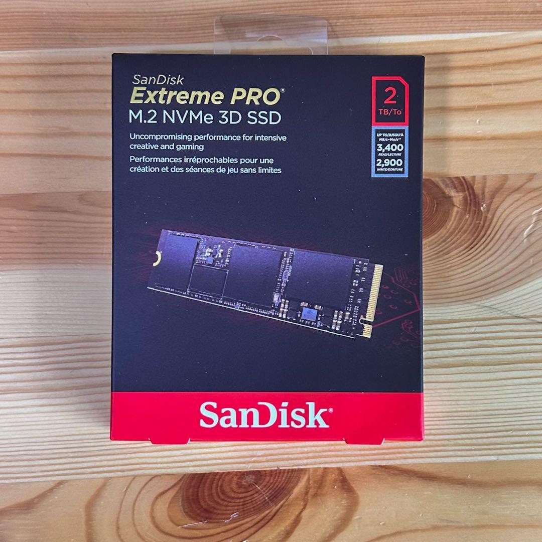 納得できる割引 Extreme SanDisk PRO SSD【新品】 3D NVMe M.2 256GB