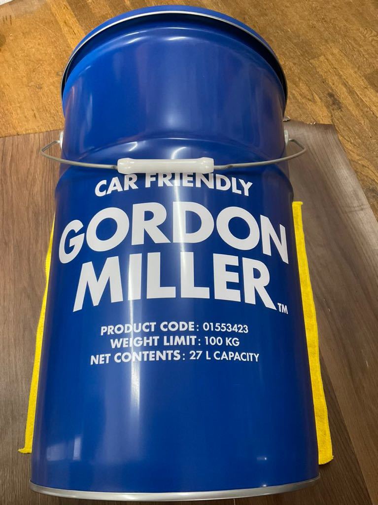 GODON MILER ゴードン ミラー 27L ペール缶 チェア ブルー アウトドア 洗車用品収納etc ②_画像1