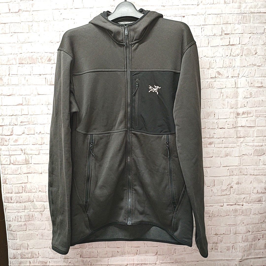 【良品】ARC'TERYX｜アークテリクス　Fortrez Hoody フォートレス フーディ 18090　M　ジップアップパーカー　グレー系　メンズ