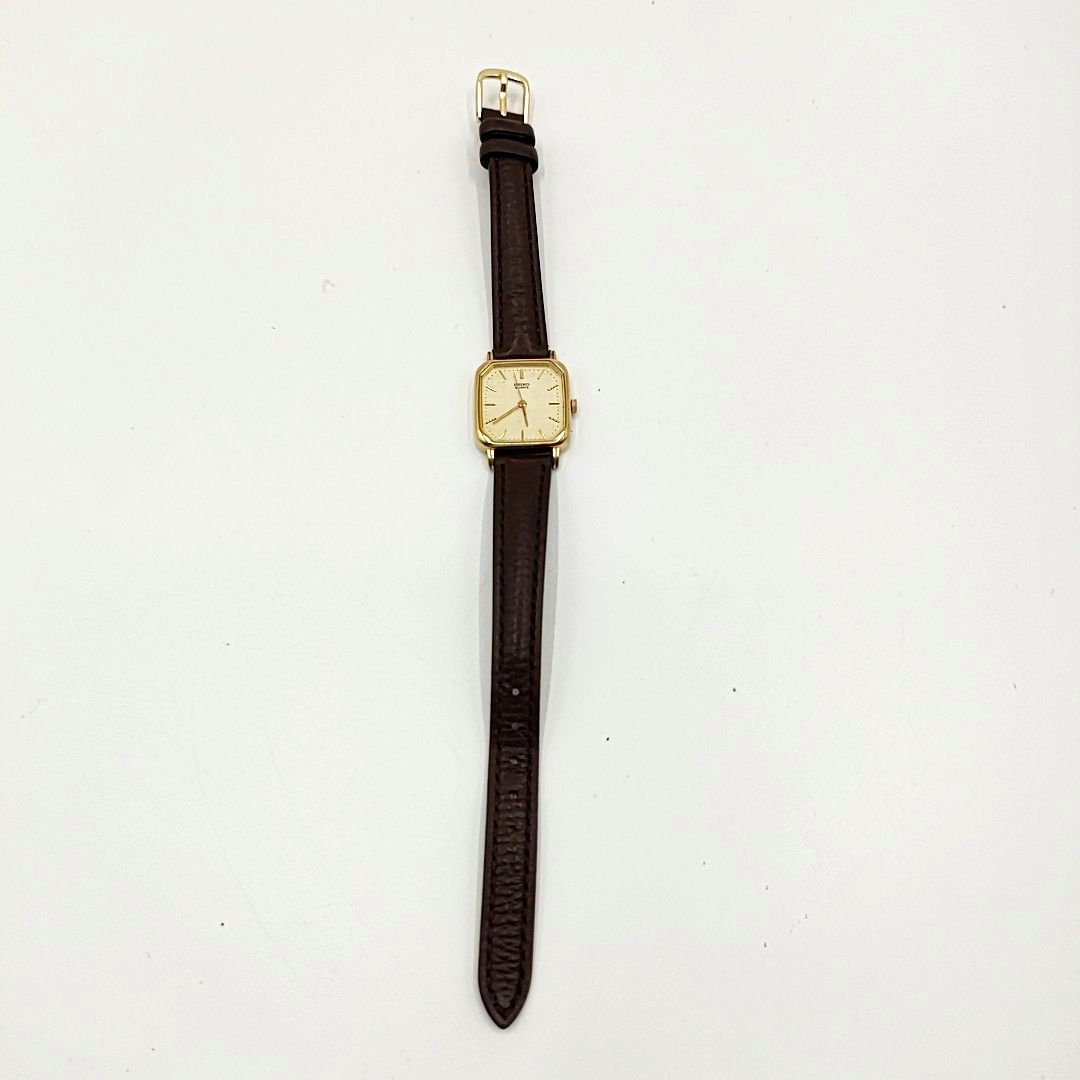 電池切れ】SEIKO セイコー クォーツ 腕時計 ゴールド文字盤 電池切れ】SEIKO セイコー クォーツ 腕時計 ゴールド文字盤