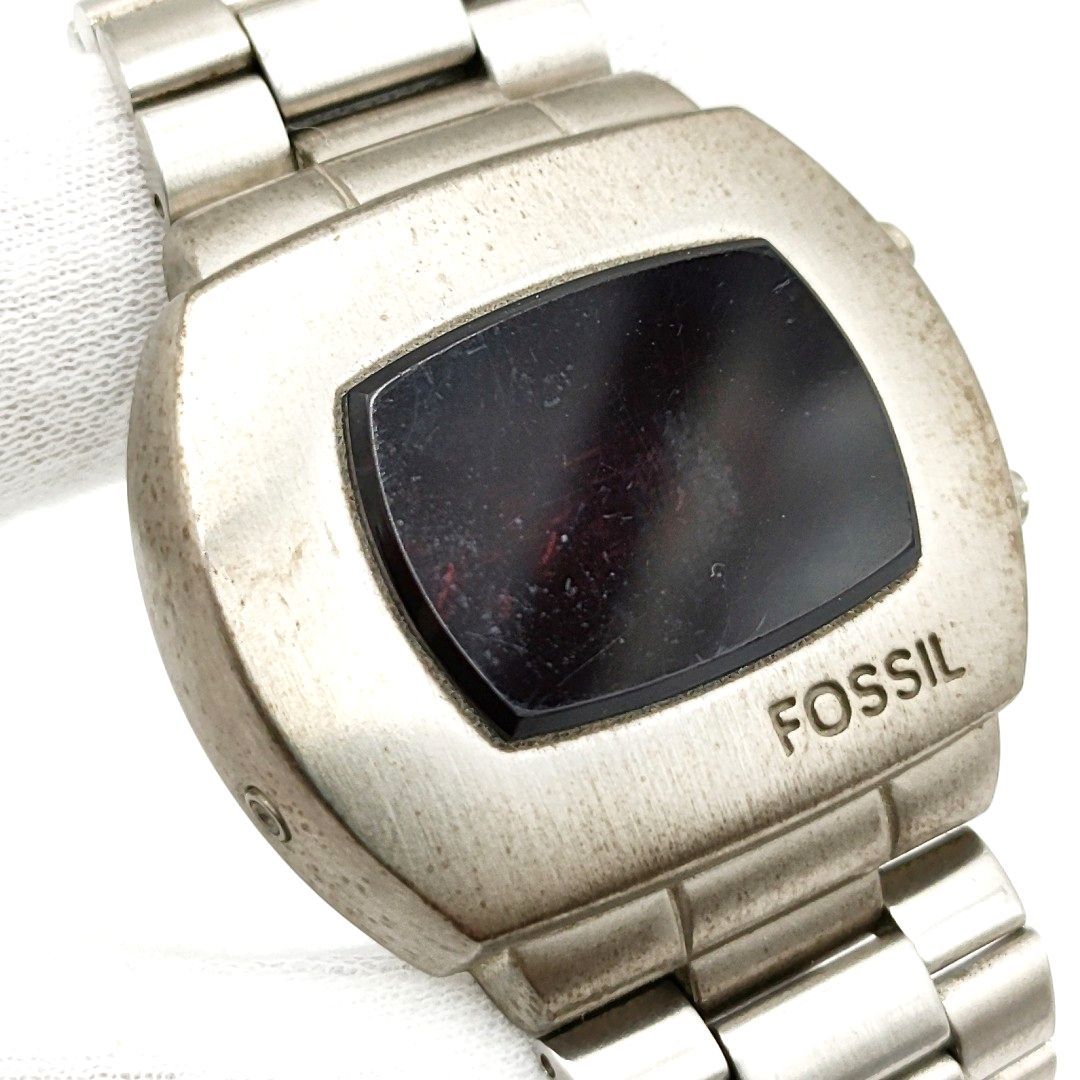 電池切れ】FOSSIL|フォッシル JR-7770 LED デジタル腕時計 電池切れ】FOSSIL|フォッシル JR-7770 LED デジタル腕時計