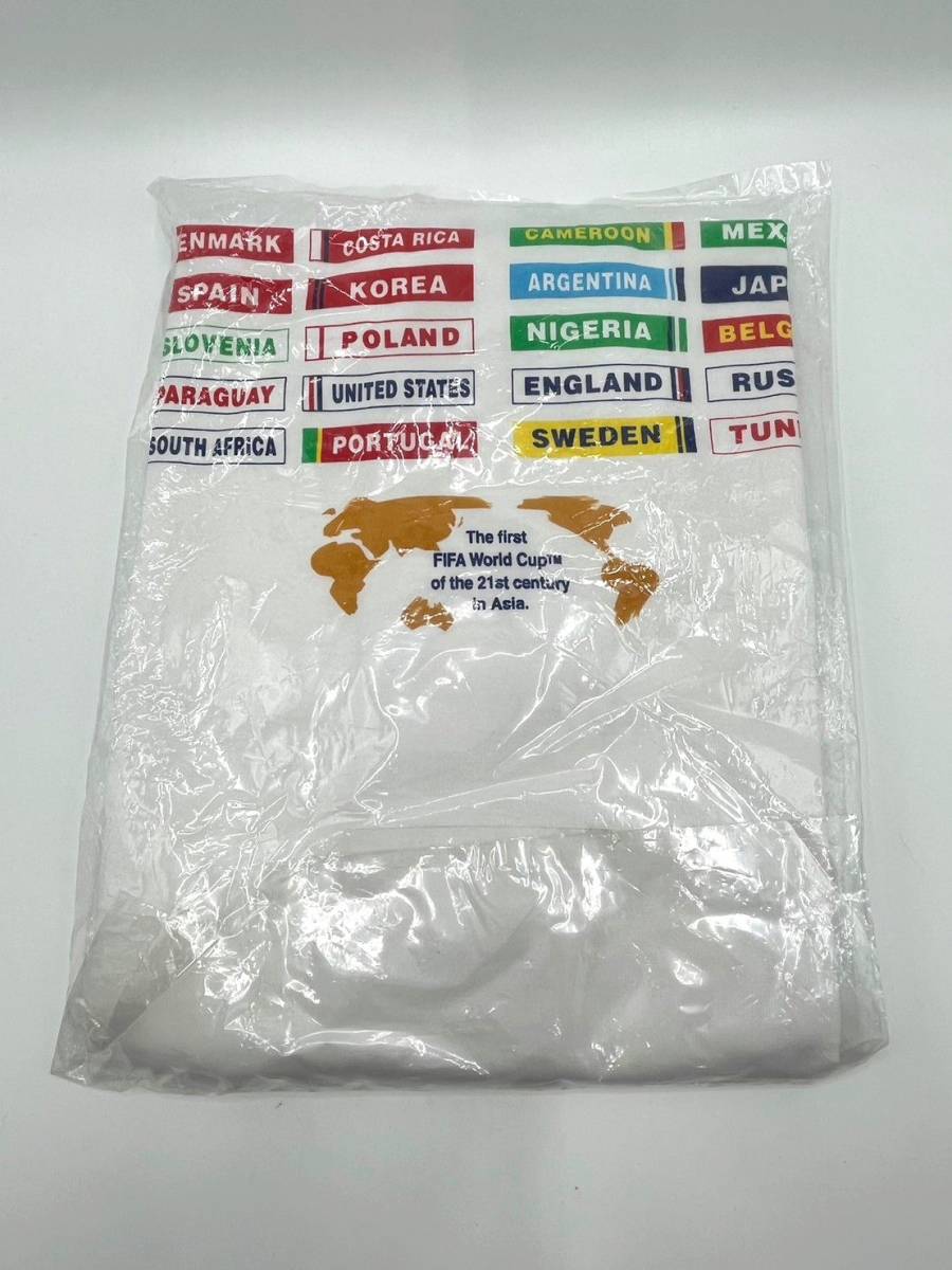 【未開封品】Tシャツ 参加国 2002 FIFA WORLD CUP KOREA JAPAN 競技場内限定商品 Fサイズ _画像3