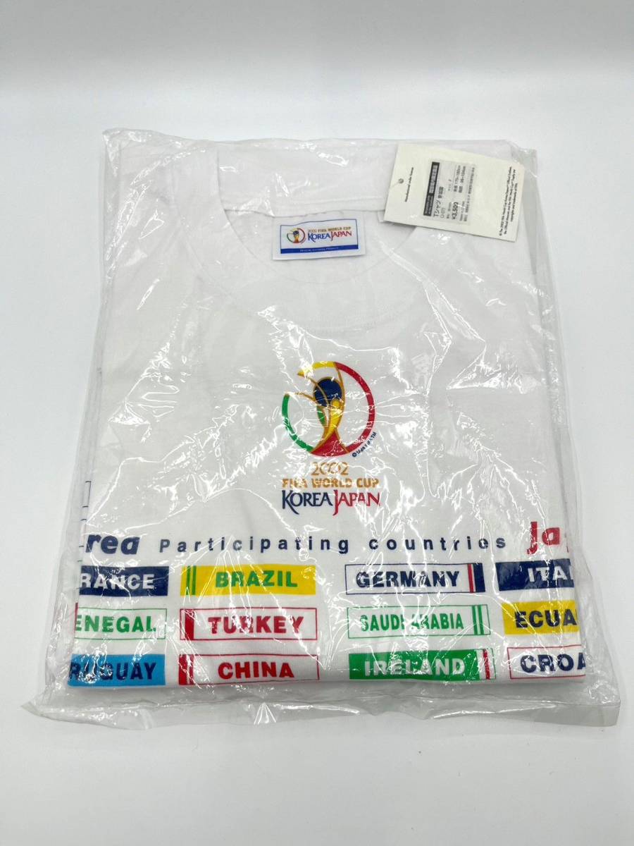 【未開封品】Tシャツ 参加国 2002 FIFA WORLD CUP KOREA JAPAN 競技場内限定商品 Fサイズ _画像1