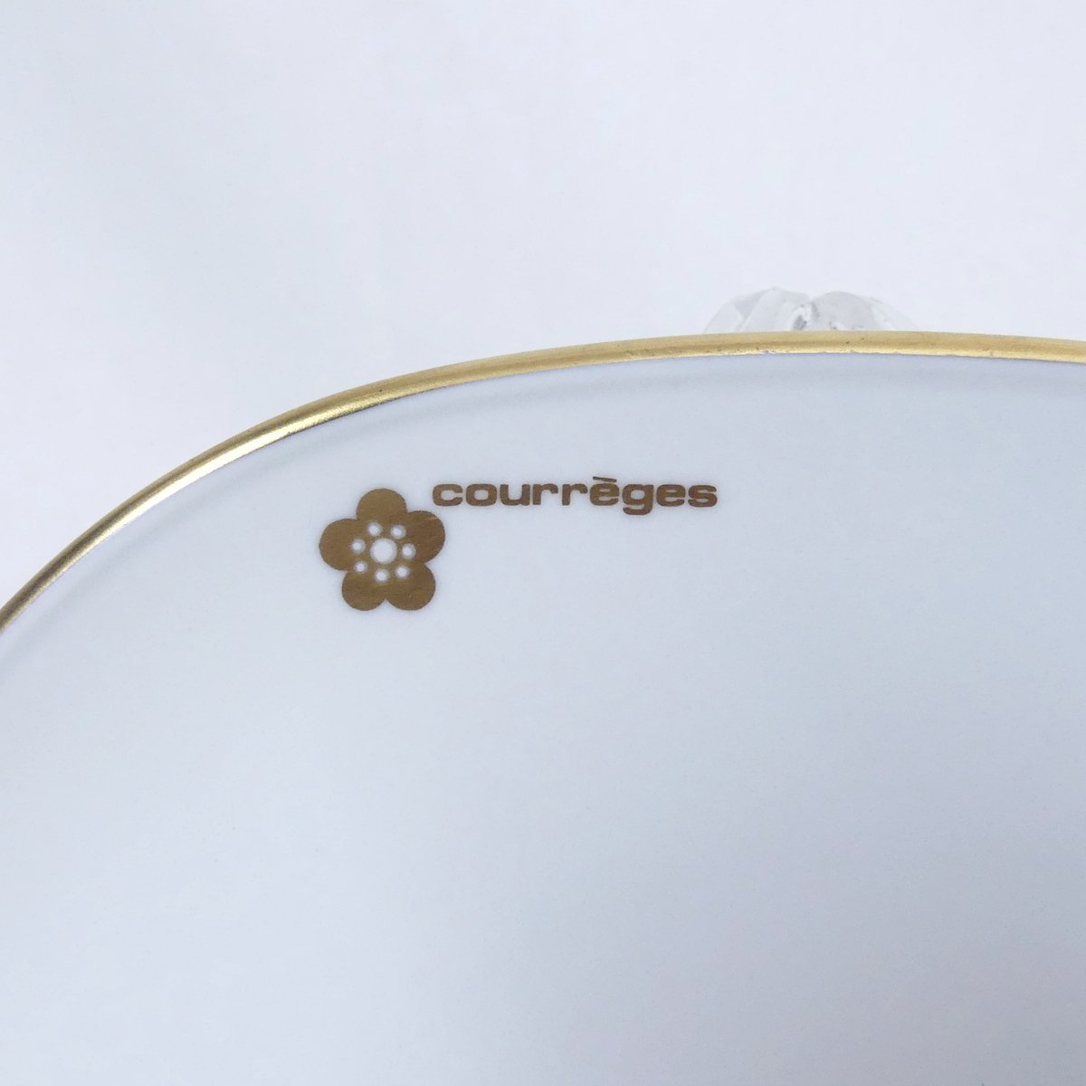 ノリタケ courreges クレージュ FLEUR EN SONGE カップ＆ソーサー C&S ホワイト 5客 美品 /2309C_画像8