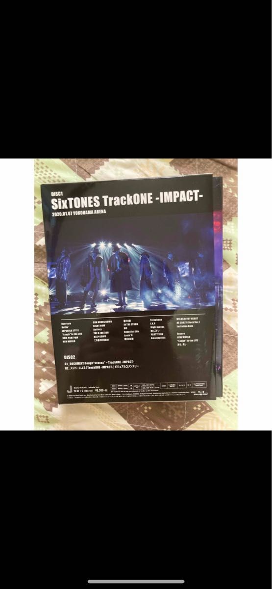 SixTONES TrackONE -IMPACT- [初回版] bluray