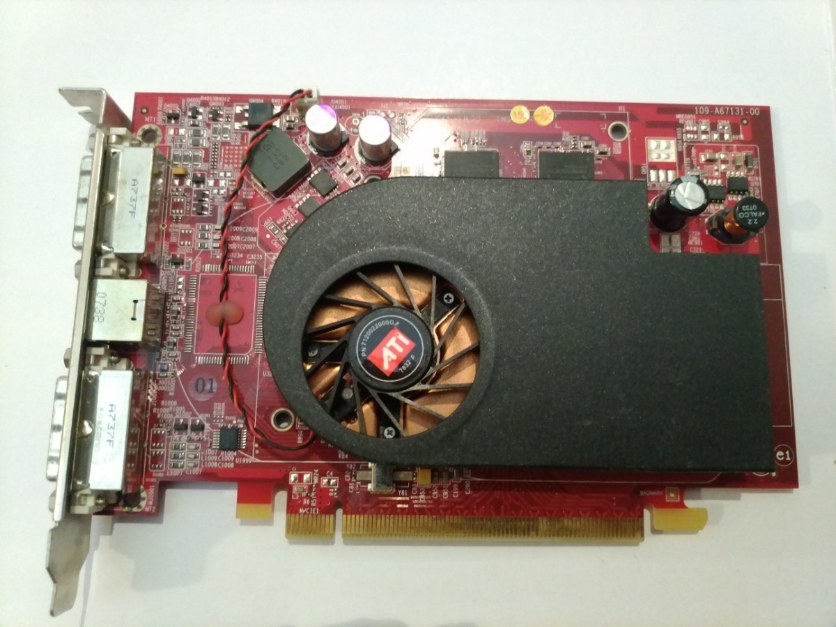 ATI Radeon X1600 XT 256MB PCI-E 動作品_画像1