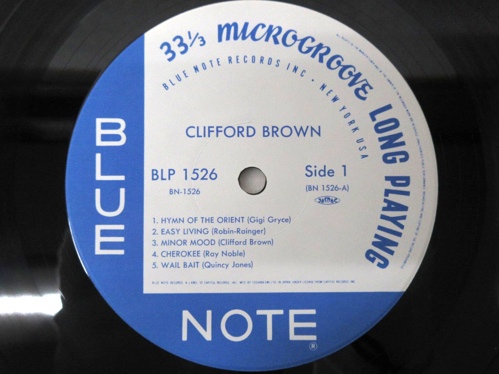 09F048 BLUE NOTE ブルーノート [BLP1526] CLIFFORD BROWN 長期保管品 現状 1点限り 売り切り_画像4