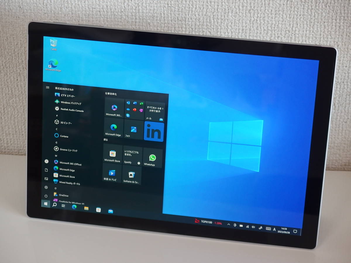 ☆彡 超美品 Microsoft Surface Pro 5 (第5世代) model 1796 Core m3 4GB 128GB Windows10