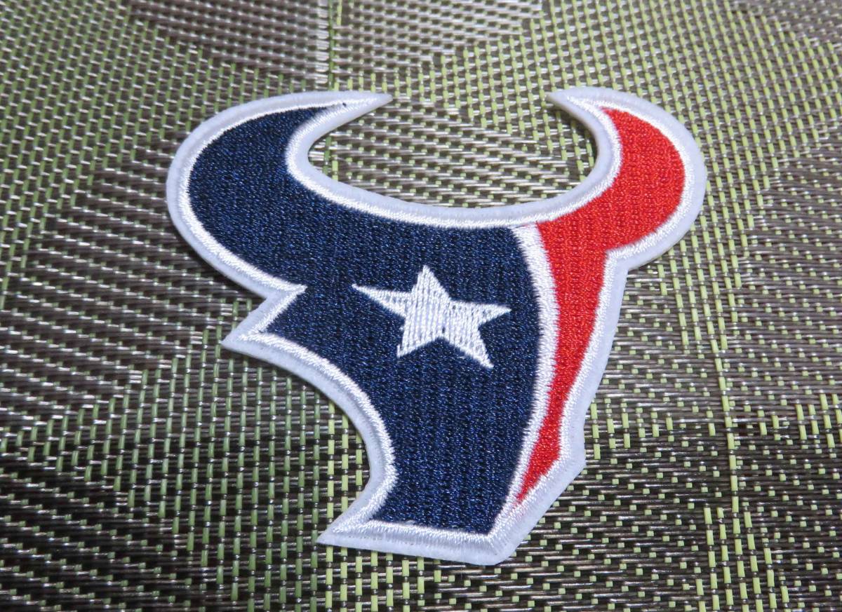  star article navy blue red . cow TX new goods NFLhyu- stone *teki sun zHoustonTexans embroidery badge * America sport * american football American football *DIY