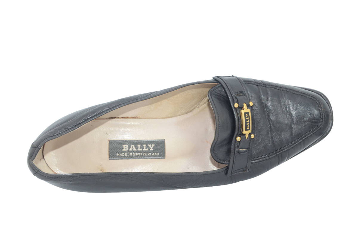 BALLY Bally Logo bit Loafer туфли без застежки Logo металлические принадлежности натуральная кожа размер 4E 23-23.5#99779