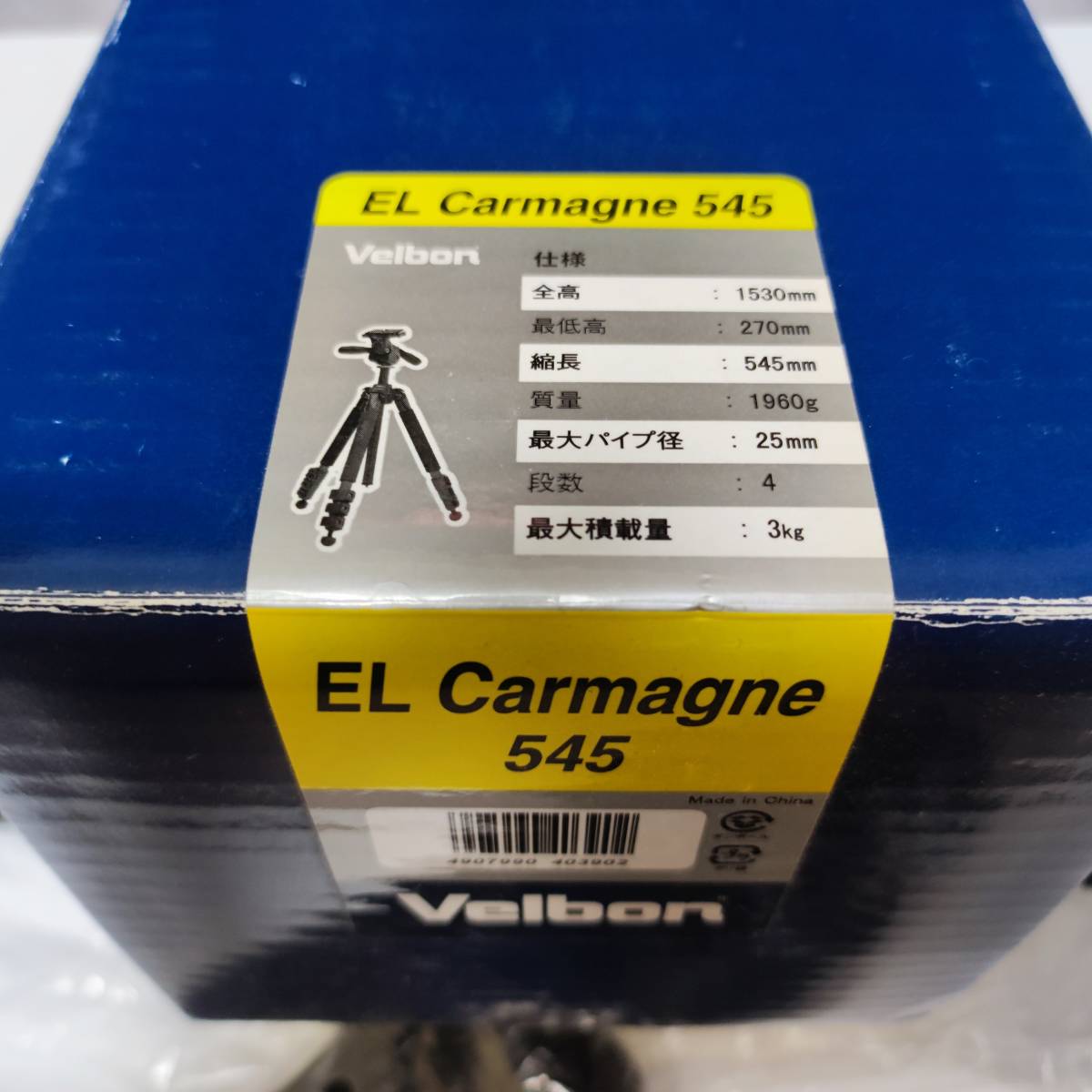 Velbon ベルボン 三脚 EL Carmagne 545 元箱有り-