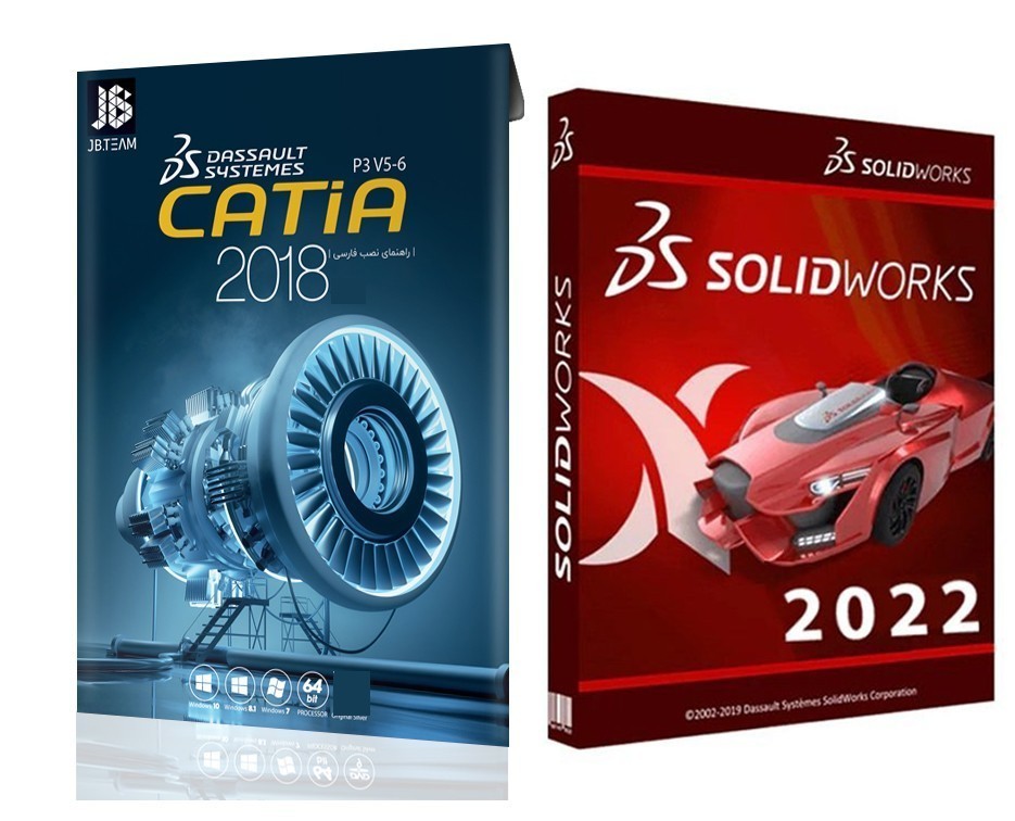 CATIA V5 6R2018 + SolidWorks 2022 SP5 Premium　インストール動画付き ガイド付属　ダウンロード