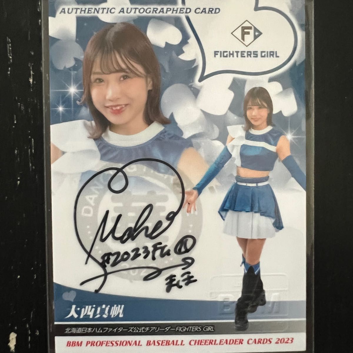 大西真帆 BBM チアリーダー 華 直筆サイン入りカード サイン 大西真帆 BBM チアリーダー 華 直筆サイン入りカード サイン