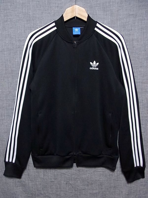 【匿名/送料込】ADIDAS アディダス SST RELAX TT スーパースター リラックス トラックトップ ダブルジップ ジャージ トレフォイル 旧ロゴ_画像1