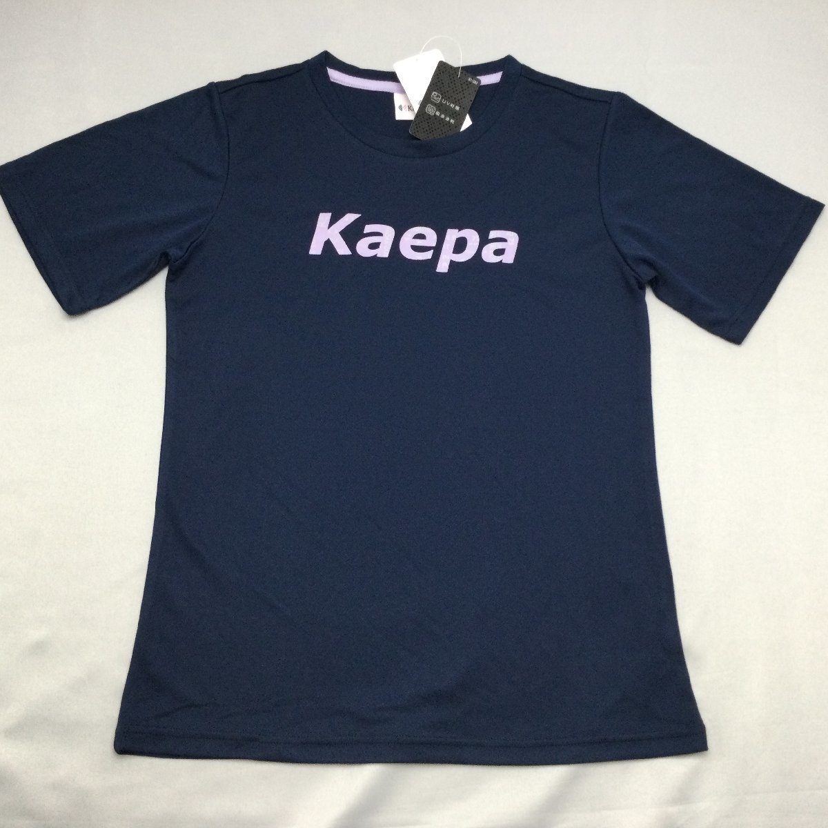 【送料無料】【新品】Kaepa　レディース半袖Tシャツ（吸水速乾 UVカット）　　Ｍ　　 ネイビー★581235_画像1