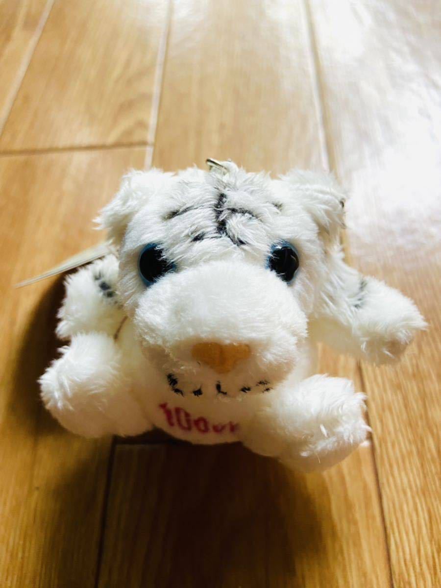  новый товар зоопарк белый Tiger мягкая игрушка держатель 