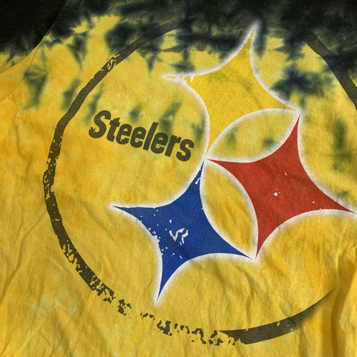 NFL【Pittsburgh Steelers】ピッツバーグ スティーラーズ vintage タイダイTシャツ アメフト ビンテージの画像3