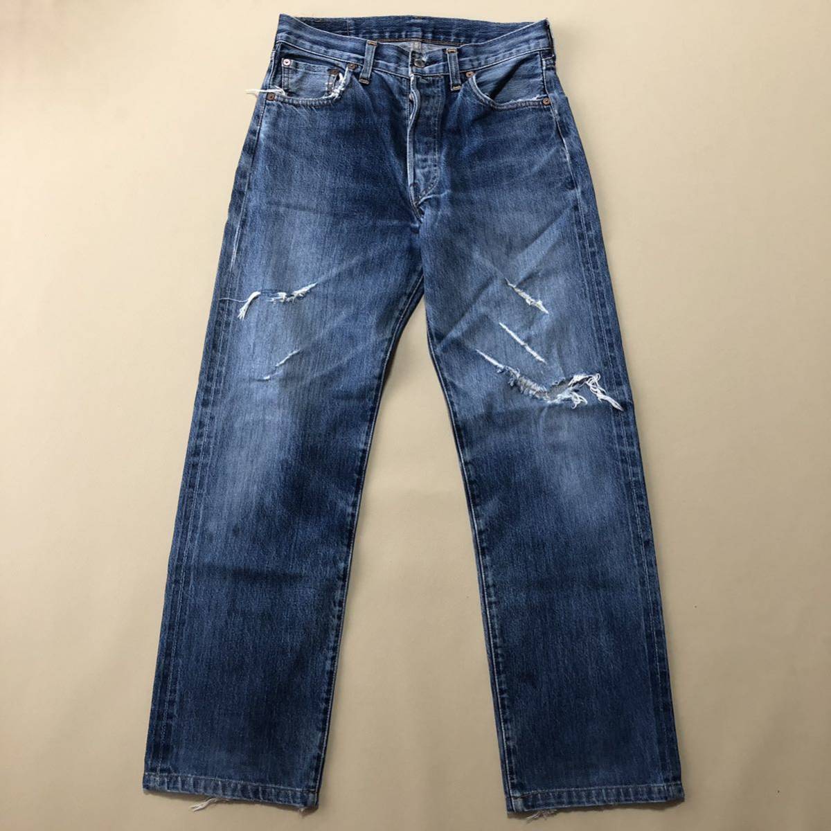 W30米国製！LEVI'S リーバイス501xx 55年復刻 バレンシア323