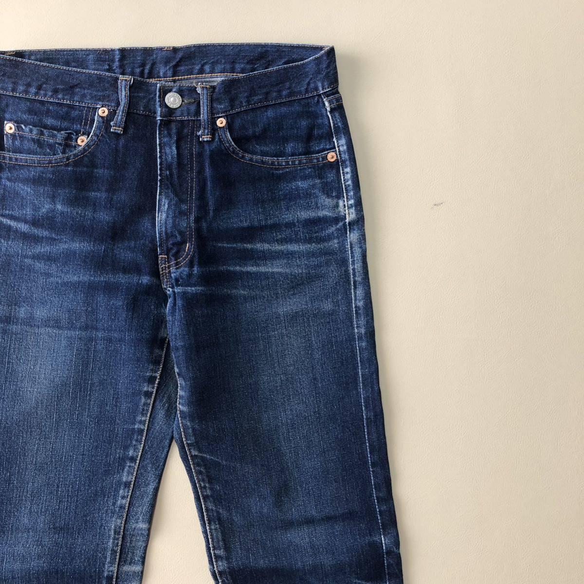 W28 OKURA JEANS オクラジーンズ ストレートデニムパンツ 301 W28 OKURA JEANS オクラジーンズ ストレートデニムパンツ 301