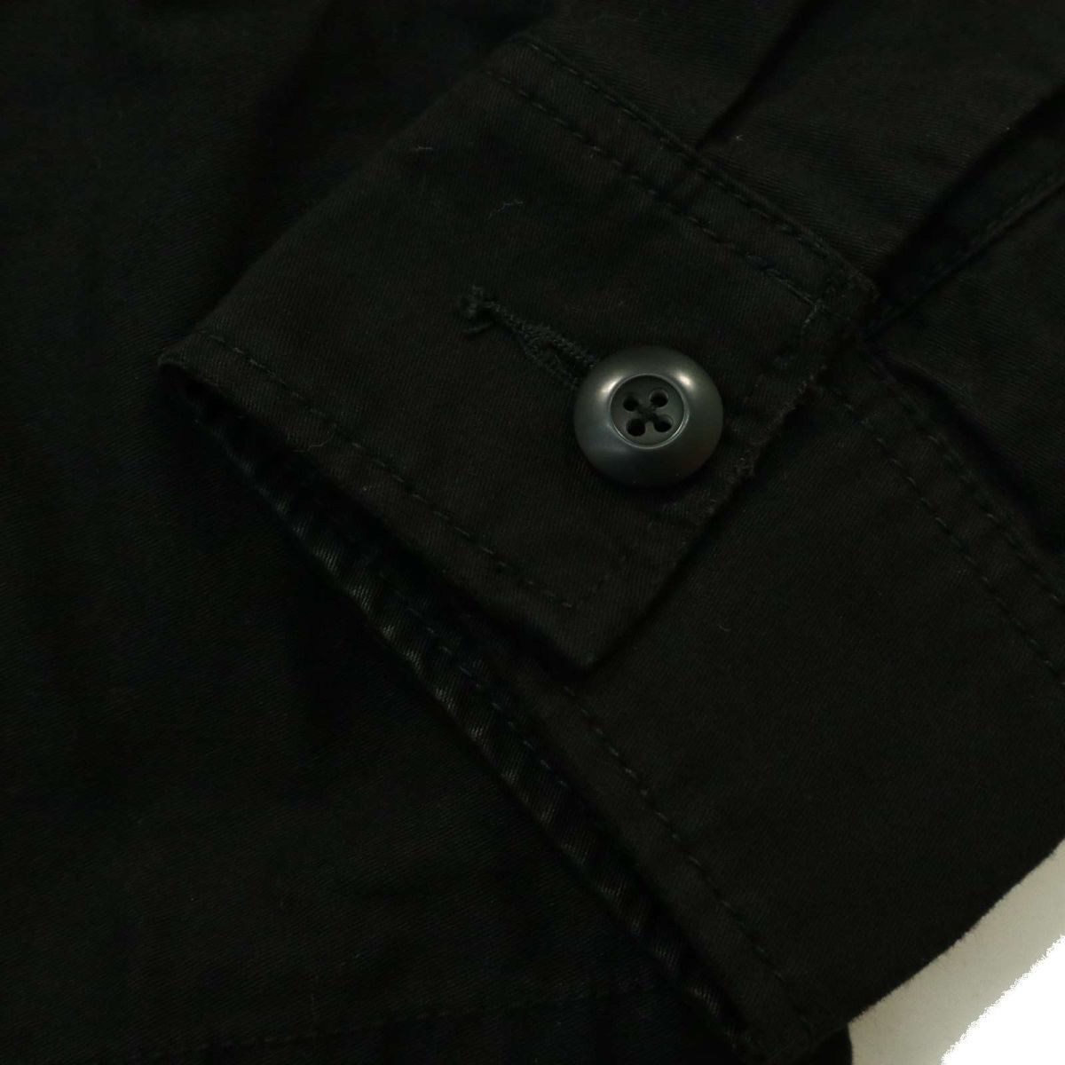 Black by VANQUISH ヴァンキッシュ 通年 ネイティブ刺繍★ ワーク シャツ ジャケット Sz.M　メンズ 黒　A3T09926_8#O_画像3
