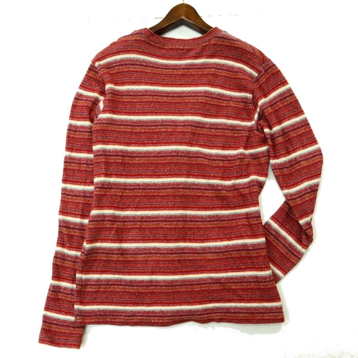 MK HOMME Michel Klein Homme through year border * cotton knitted cardigan Sz.48 men's A3T10962_9#L