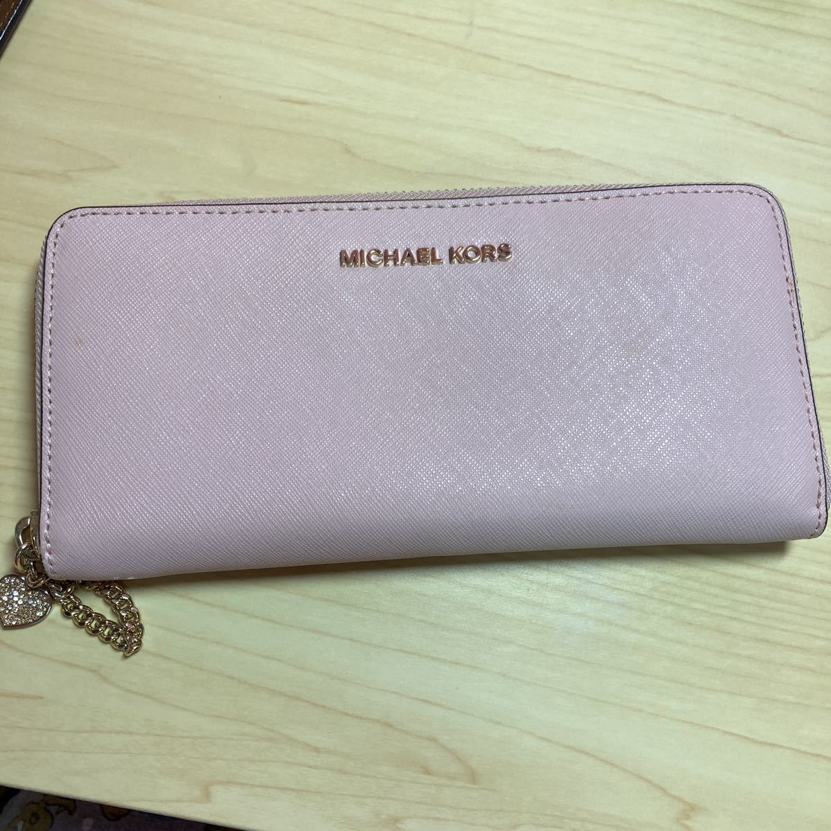 マイケルコース 長財布 ラウンドファスナー MICHAEL KORS 財布 ピンク