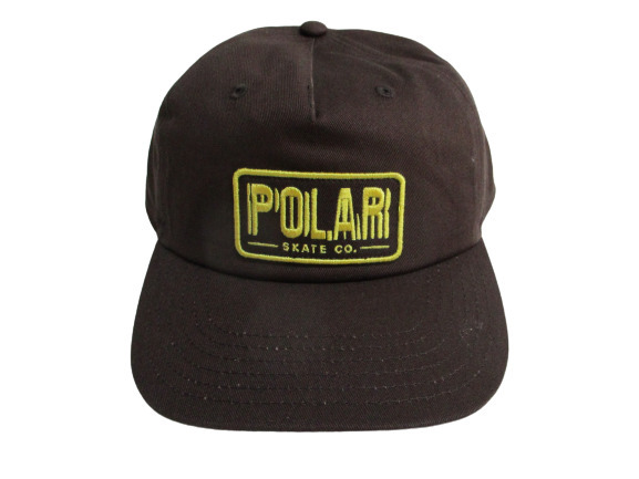 新品☆即決 POLAR SKATE CO ポーラースケートCO EARTHQUAKE PATCH CAP ブラウン.dime tbpr palace gx1000 5boro huftc quasi quartersnacks_画像1