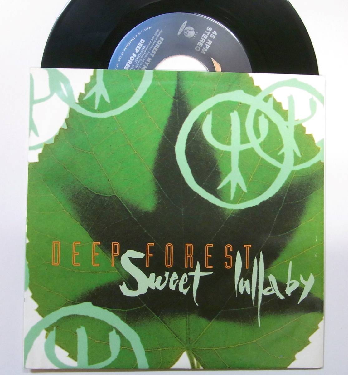 【7inch】DEEP FOREST / Sweet Lullaby■Tribal Ambient House Classic レア７インチ盤_画像1