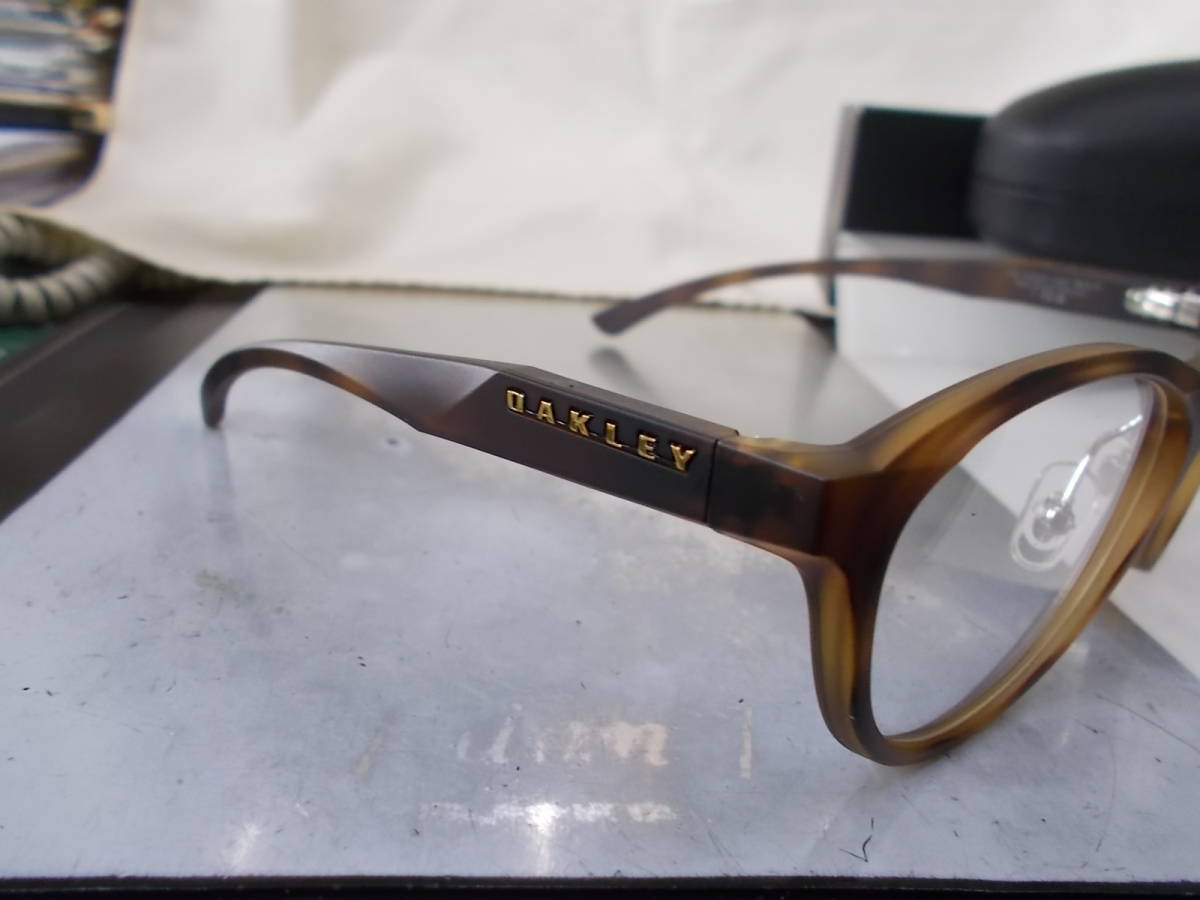 OAKLEY オークリー DRAW UP 超かっこいい 眼鏡フレーム OX8057-0254 Satin Brown Tortoise _画像8