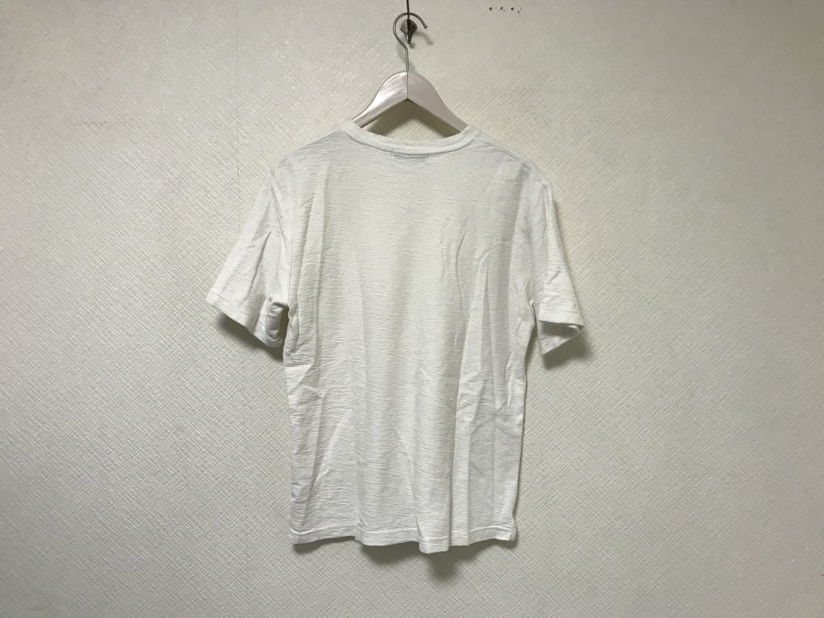 本物ジャーナルスタンダードJOUNALSTANDARDコットンタオル生地半袖Tシャツメンズサーフアメカジミリタリースーツビジネス白ホワイトM