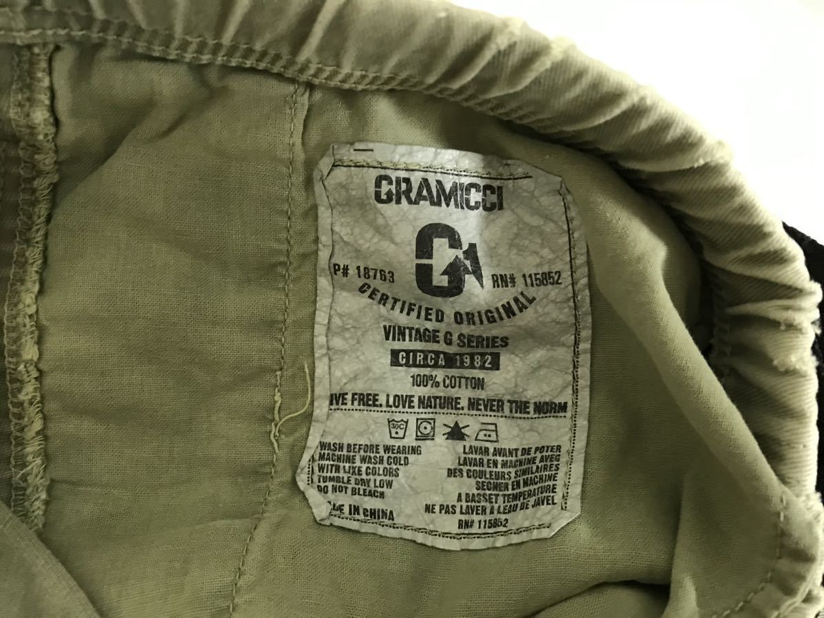  genuine article Gramicci GRAMICCI cotton Easy Work half short pants men's American Casual Surf military business suit beige S climbing 