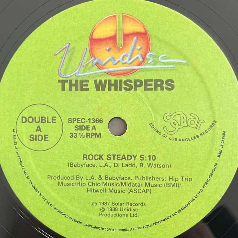 LP■12inch/DISCO//The Whispers/It's A Love Thing/SPEC 1366/美盤_画像2