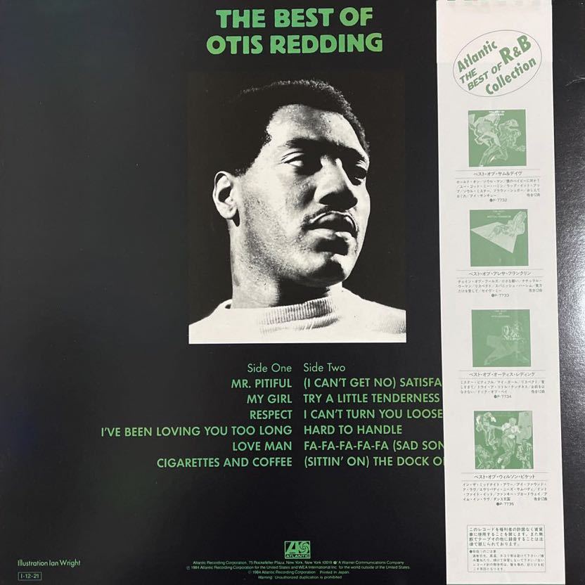 LP■SOUL/Otis Redding/The Best Of Otis Redding/P 7734/帯付 Obi/オーティス・レディング_画像2