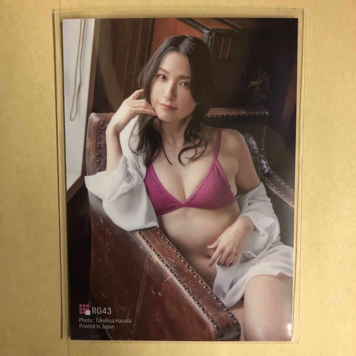 戸田れい トレカ アイドル グラビア カード 下着 RG43 タレント ファースト トレーディングカード_画像2