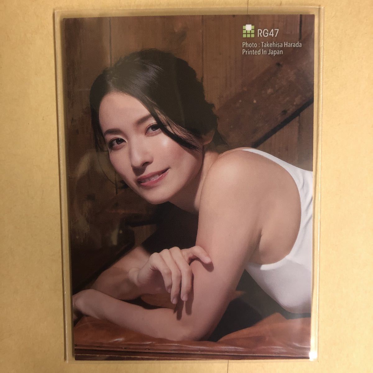 戸田れい トレカ アイドル グラビア カード 水着 ビキニ RG47 タレント ファースト トレーディングカードの画像2