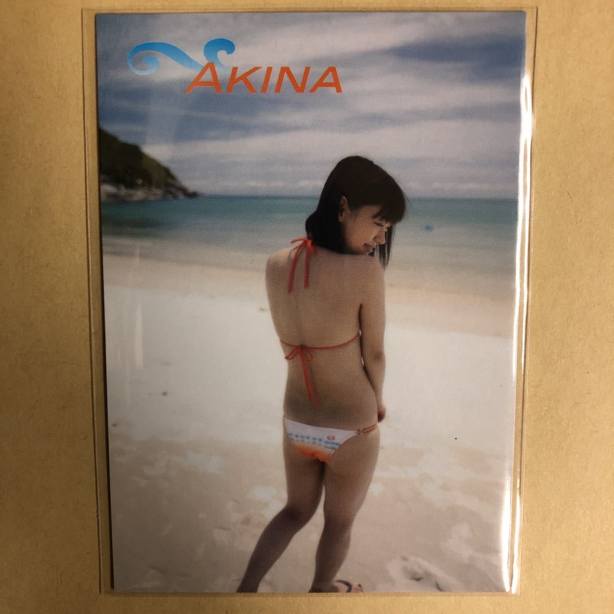 Folder5 AKINA 2008 ヒッツ トレカ アイドル グラビア カード 水着 ビキニ 066 タレント トレーディングカードの画像2