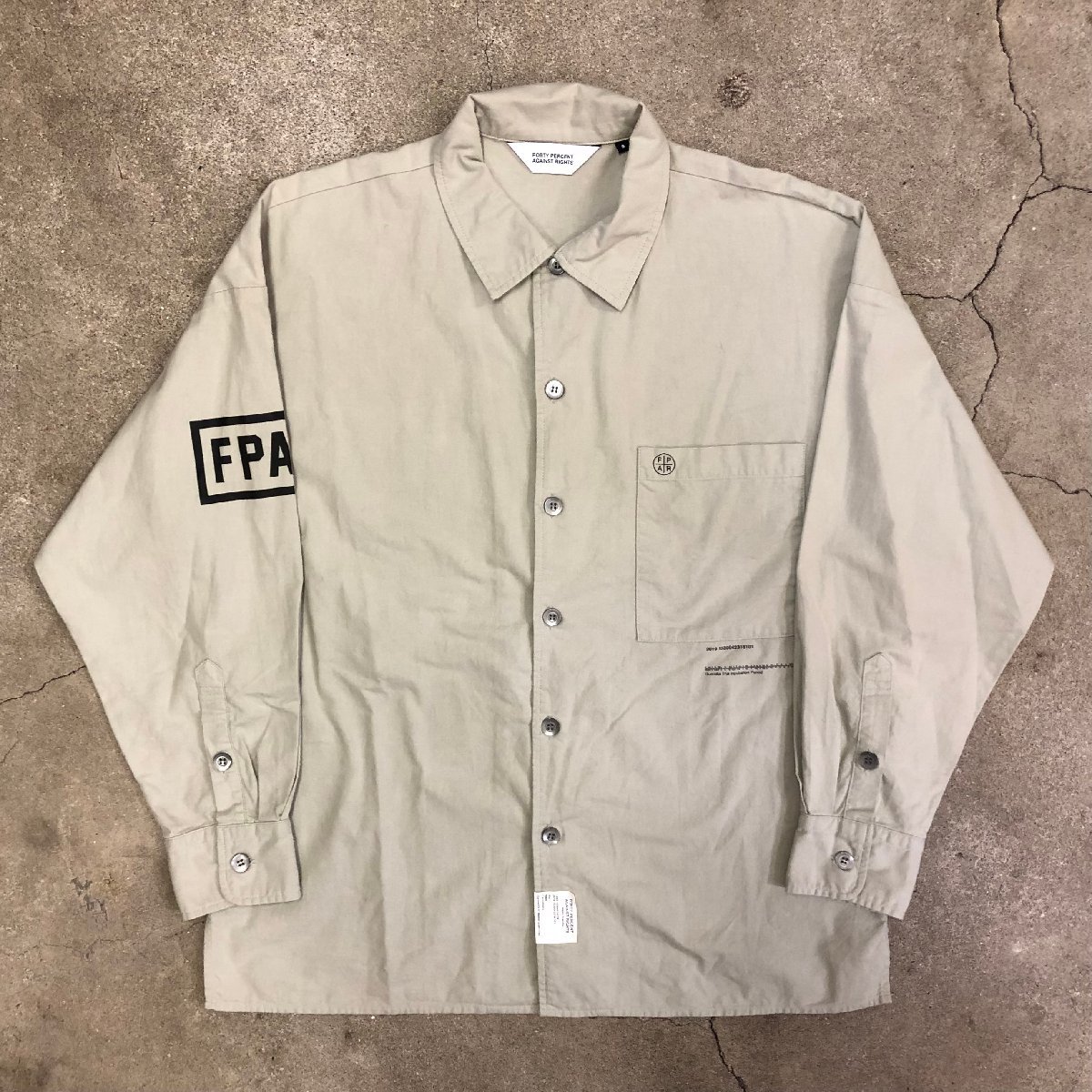 クリスマスファッション フォーティーパーセント OLIVE S SHIRT L/S