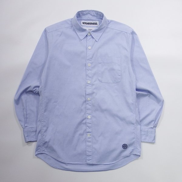 19ss NEIGHBORHOOD TRAD C-SHIRT LS S BLUE ネイバーフッド トラッド Cシャツ ブルー_画像1