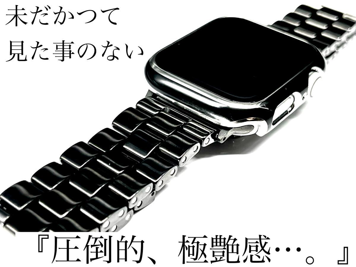 Sブラック★アップルウォッチバンド セラミックベルト Apple Watch_画像2