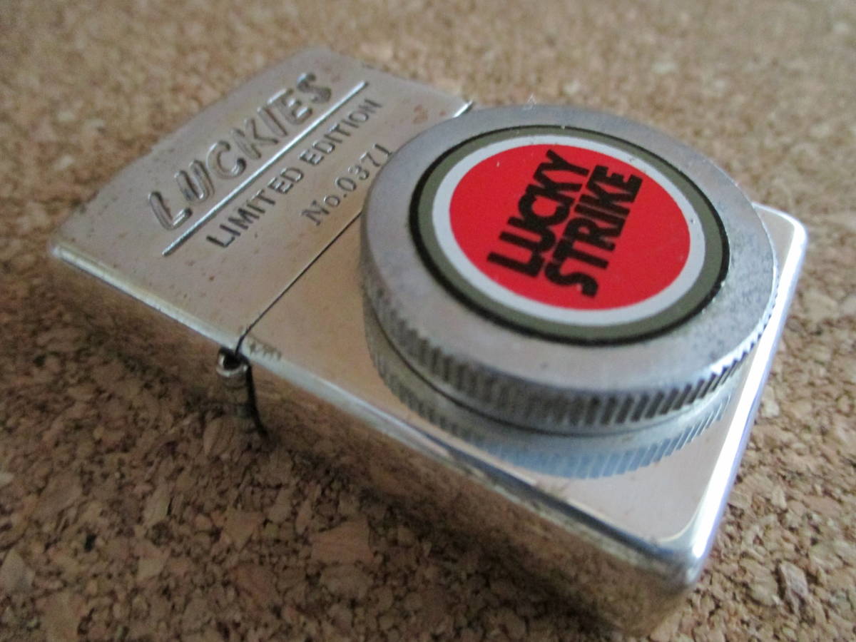 ZIPPO 『LUCKY STRIKE ラッキーストライク 貴重品収納付き 限定品』1995年10月製造 マイク・ハマー オイルライター ジッポー 廃版激レア_画像1