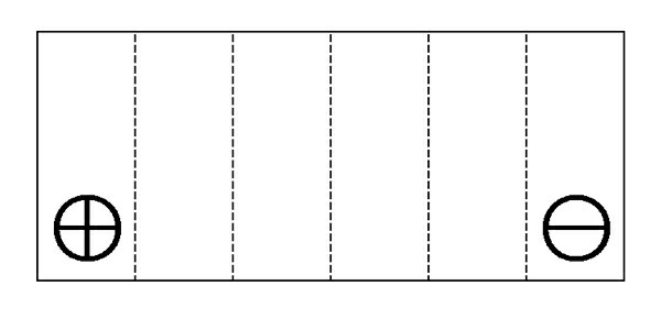 パナソニック カオス ブルーバッテリー カーバッテリー マークIIブリット TA-GX110W N-100D23R/C8 Panasonic caos Blue Battery_画像2