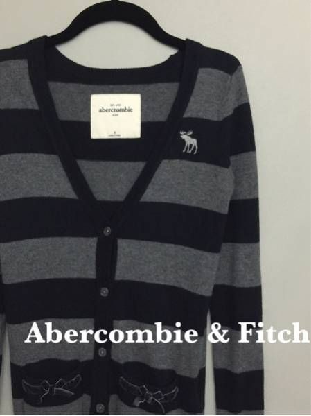  Abercrombie and Fitch Abercrombie & Fitchhe радиоконтроллер ka олень A&F MUSCLE окантовка кардиган лента женский женский &