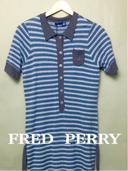 { new goods } Fred Perry FREDPERRY One-piece woman WOOL100% lady's &