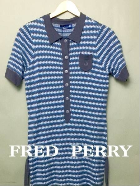 《新品》フレッドペリー FREDPERRY ワンピース 女性 WOOL100% レディース　&_画像1