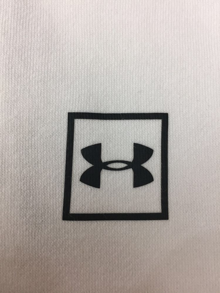  Under Armor UNDER ARMOUR [ new goods ] sweat the best Zip Parker f-ti- white men's MD size ~*&