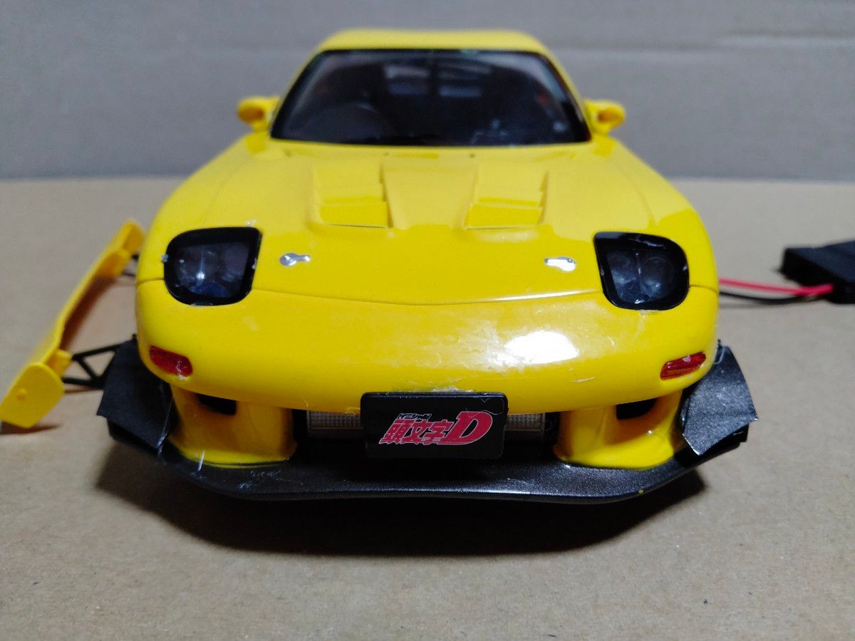 プラモデル完成品 アオシマプリペイントモデル RX-7 頭文字D